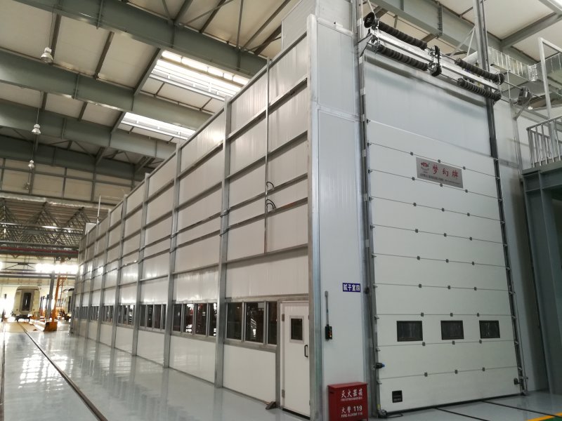 轨道客车打磨房